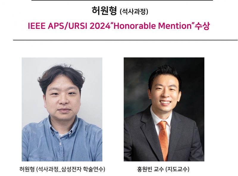 허원형 (석사과정), IEEE APS/URSI 2024“Honorable Mention”수상