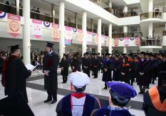 학과 학위기 전달식