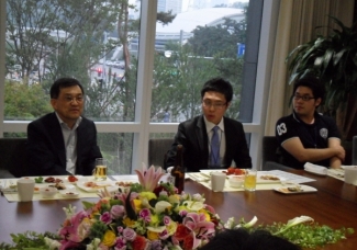 권오현 장학금 수혜자 삼성전자 반도체 견학 및  권오현 사장 방문